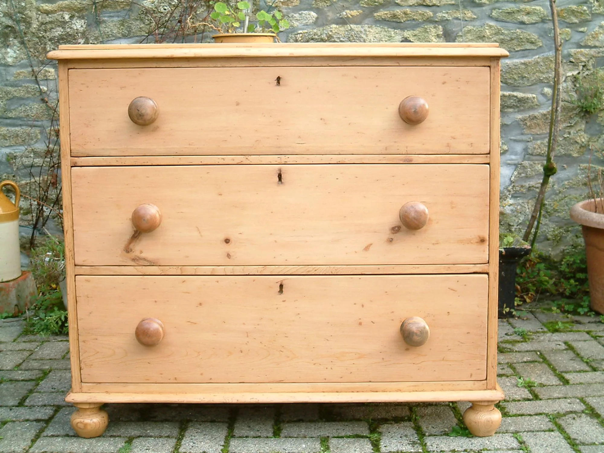 Victorian 3 Drawer Chest - Image 10