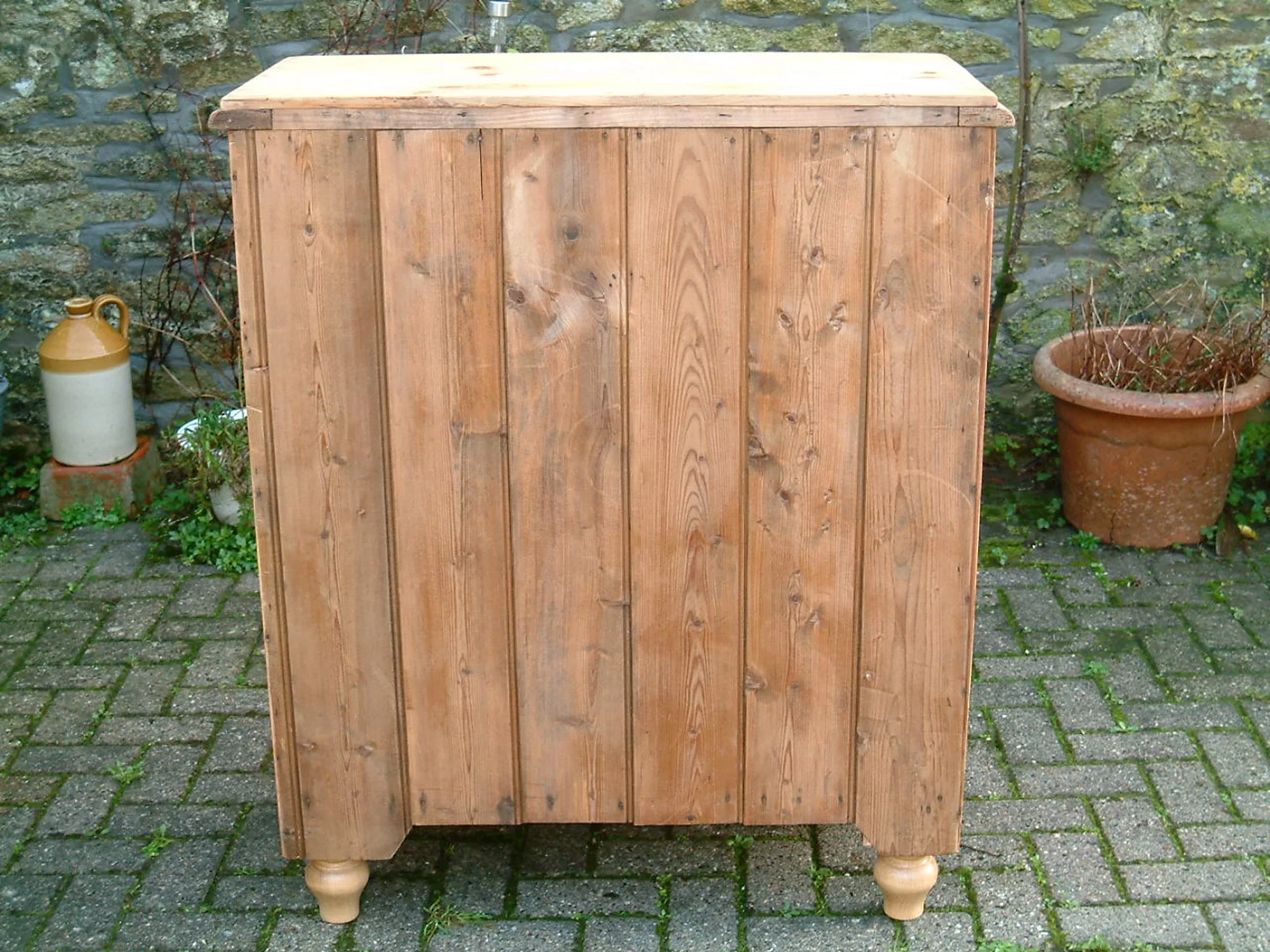 Antique Pine Chest of Drawers - Image 2