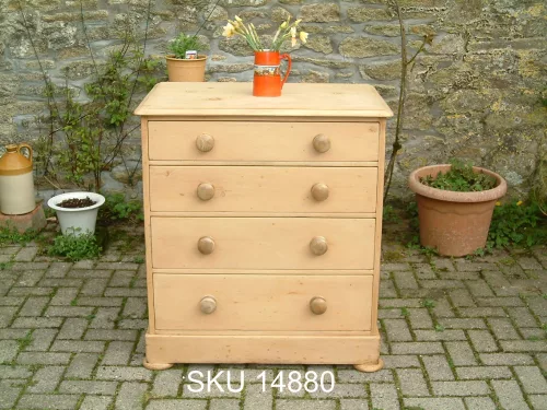 Early Victorian Chest-with floral decoration