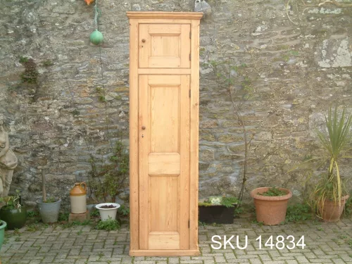 Antique pine cupboard - front view