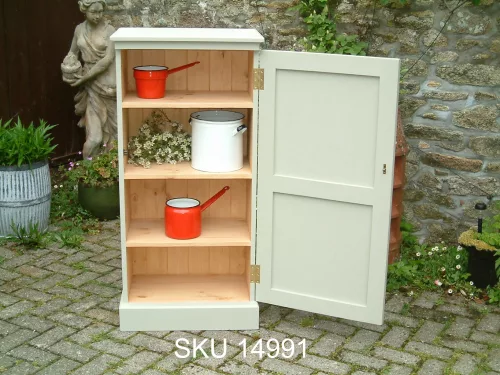 painted pine cupboard-door open