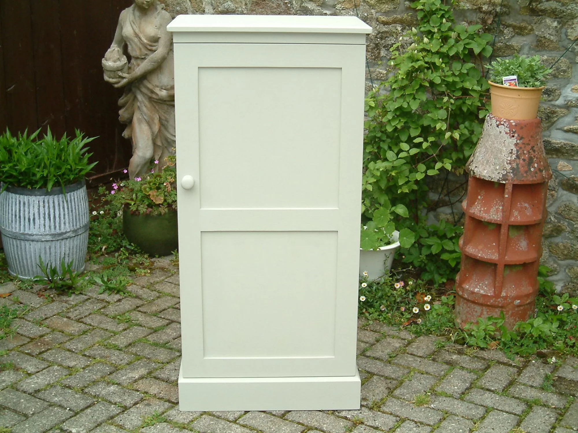 Painted Pine Cupboard-front