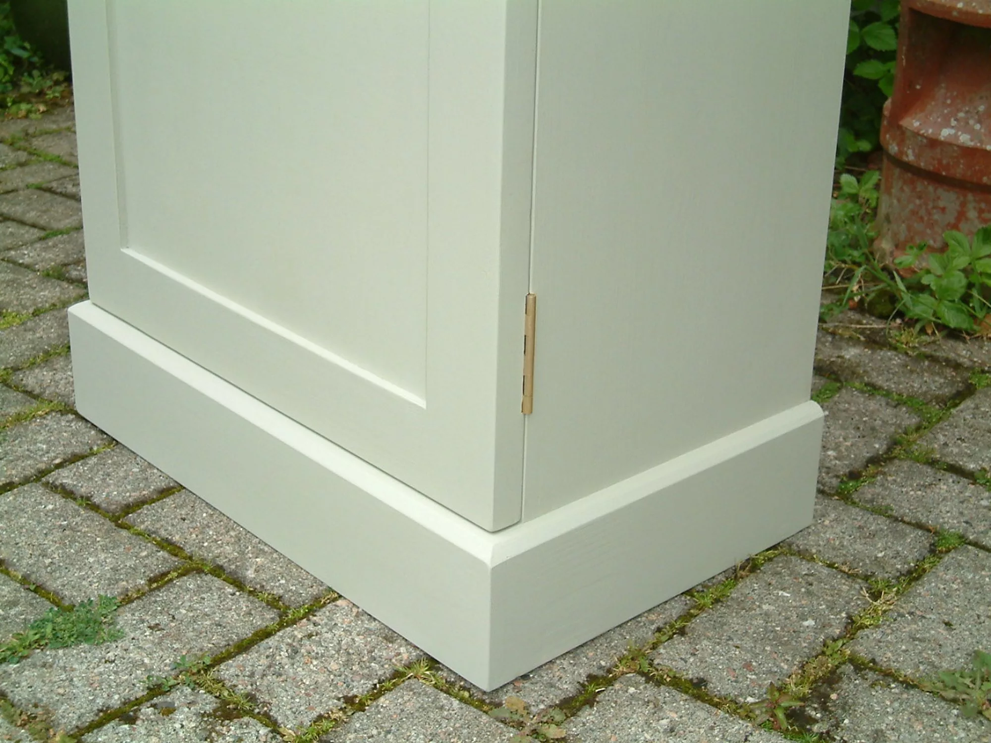Painted Pine Cupboard-plinth