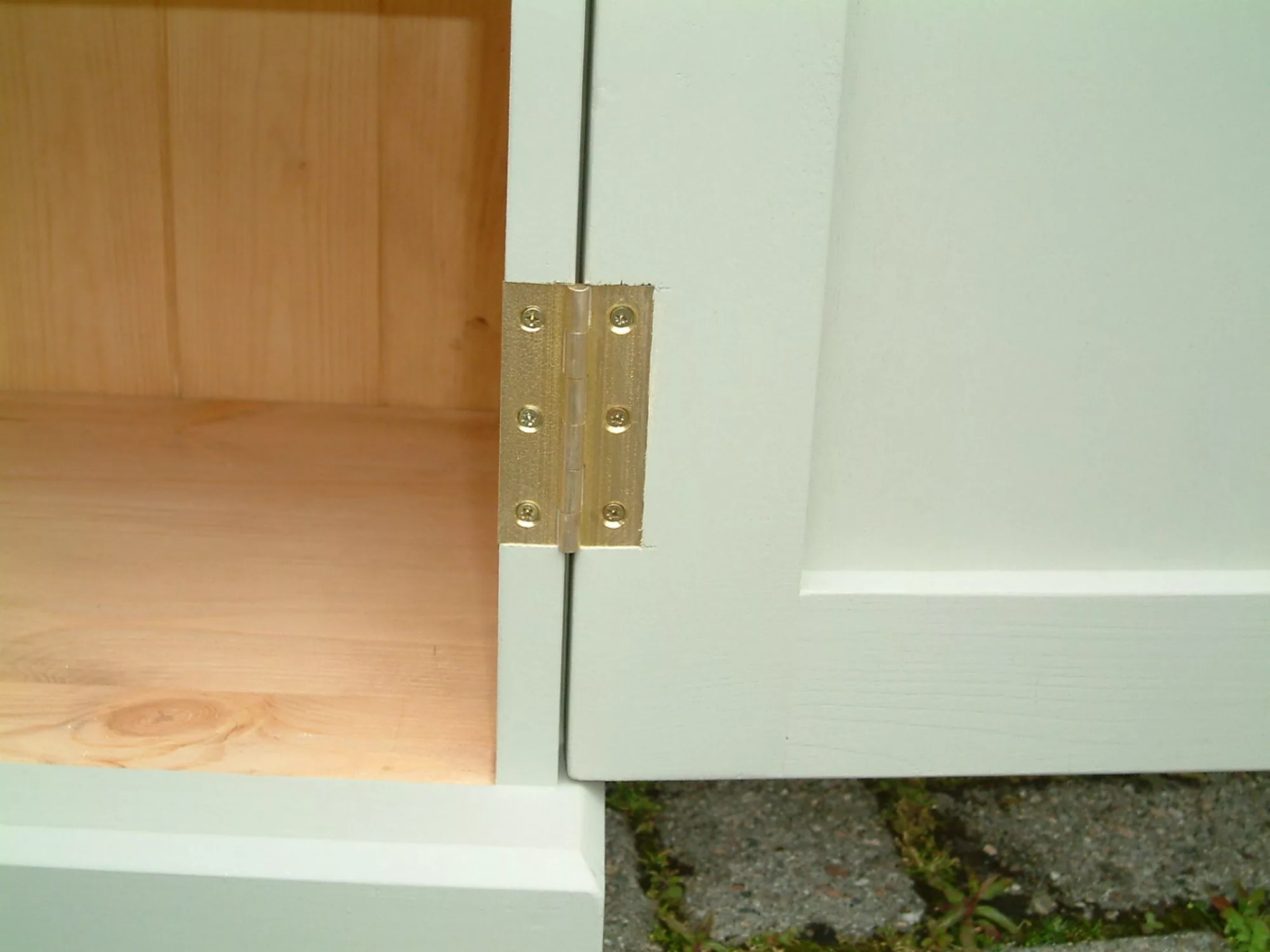 Painted Pine Cupboard-hinge