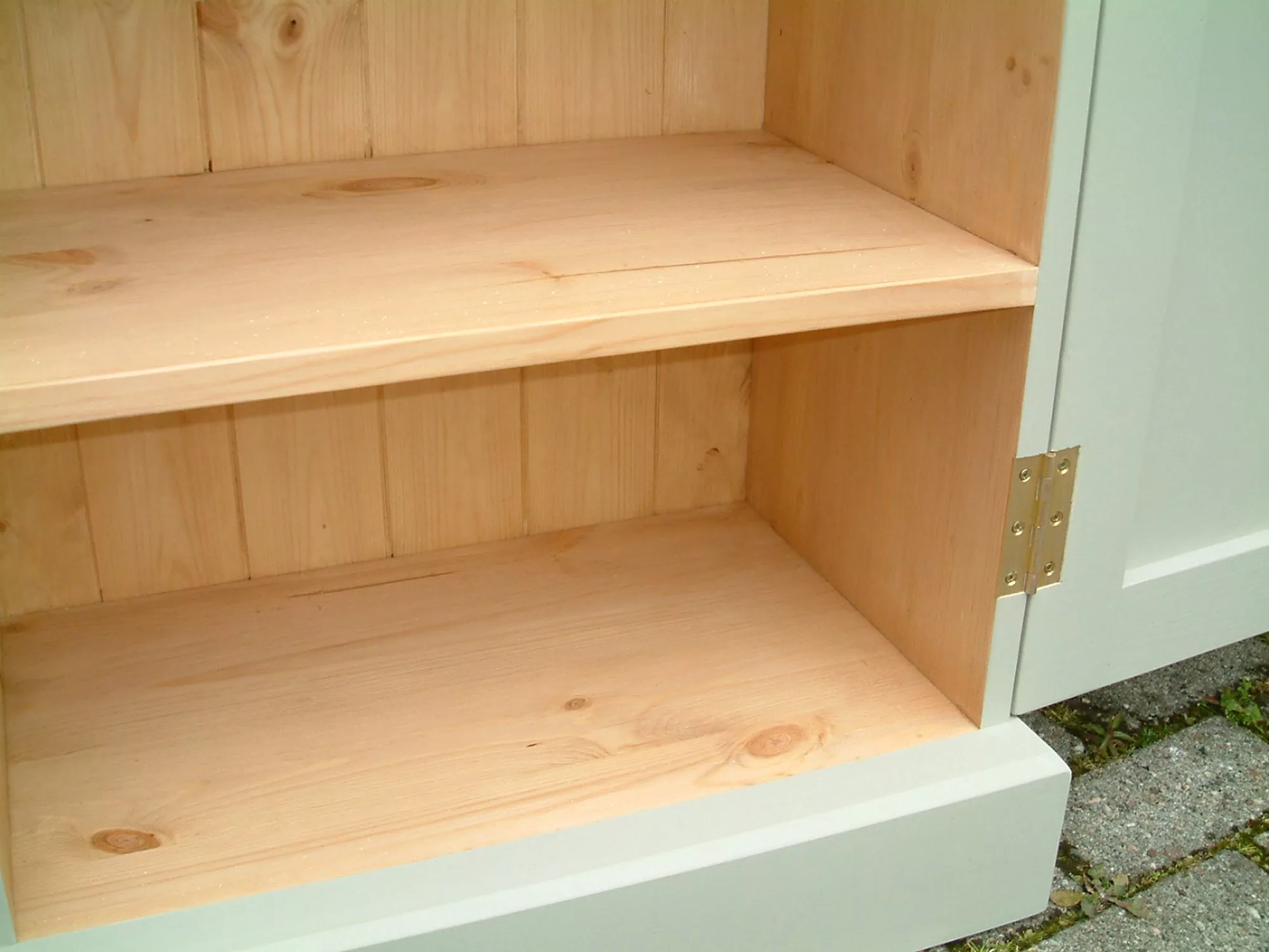 Painted Pine Cupboard-housing joints