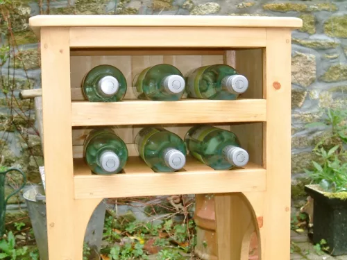 Pine Wine Storage Tables