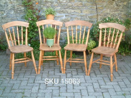 Antique Elm and Beech Chairs - Dining / Kitchen Chairs
