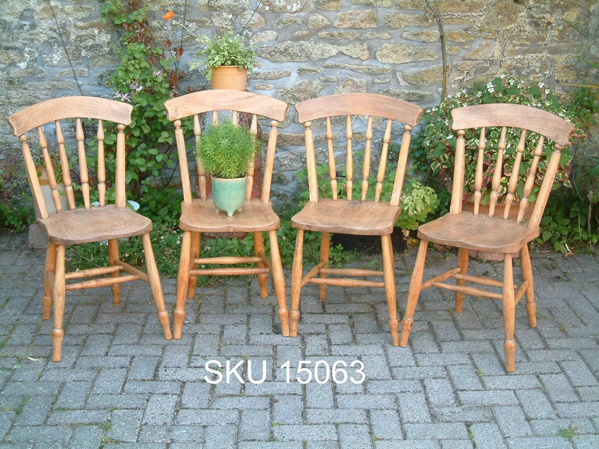 Antique Elm and Beech Chairs - Dining / Kitchen Chairs