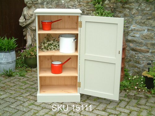 painted pine cupboard - front