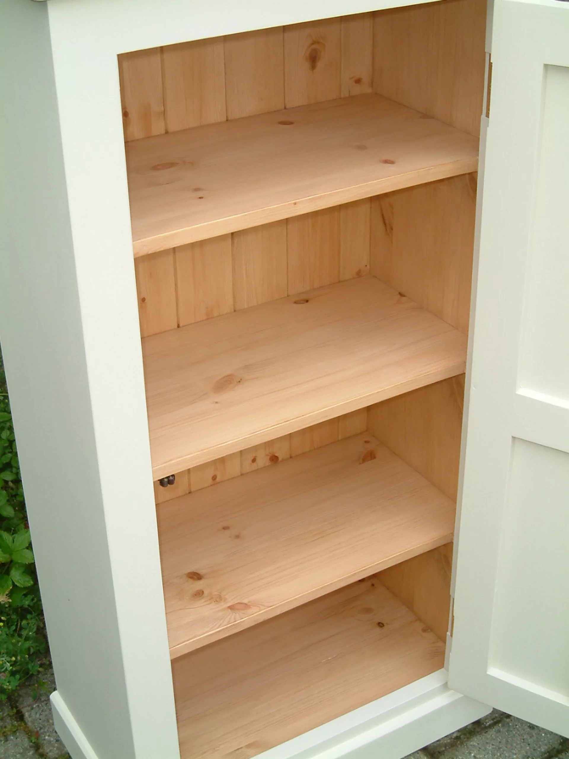painted cupboard - shelf housing