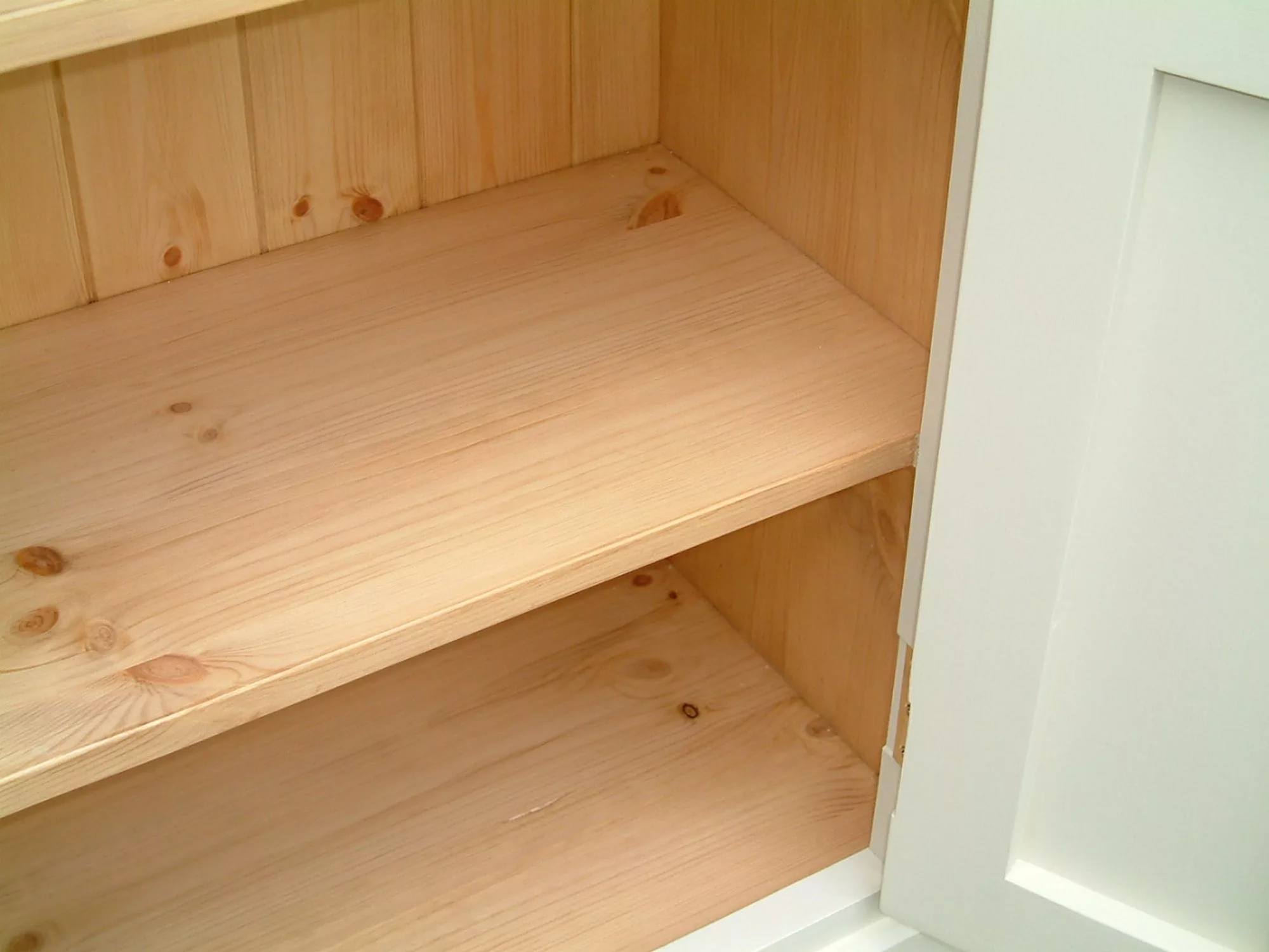 painted cupboard close image of shelf