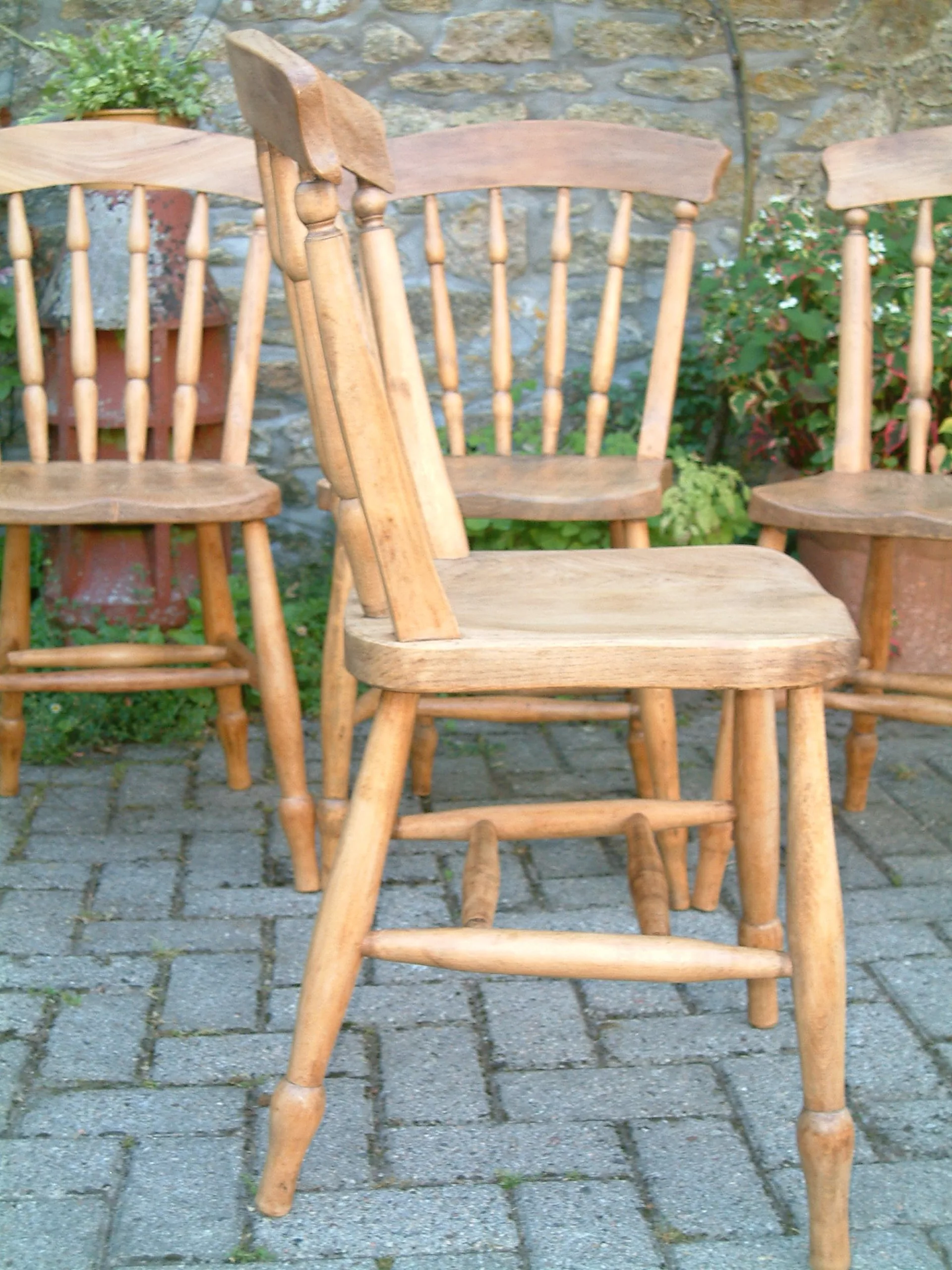 antique chairs - side profile