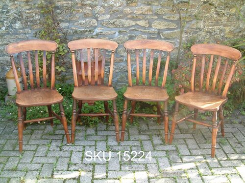 Victorian chairs - front profile